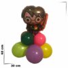 Composizione di palloncini centrotavola Harry Potter